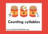 Counting syllables