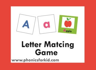 Letter matching game