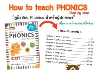 How to teach PHONICS step-by-step คู่มือสอน phonics ตั้งแต่พื้นฐานสำหรับผู้ปกครอง