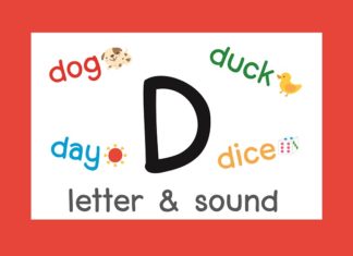 Letter D sound