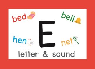 Letter E sound (short E sound)