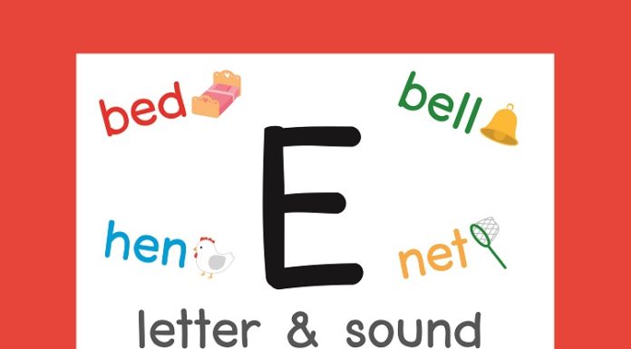 Letter E sound (short E sound)