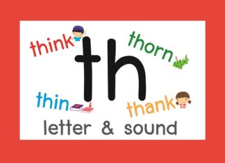 Digraph TH (voiced and unvoiced)