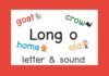 Long “o” sound