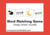 Word matching game (long vowel sound)