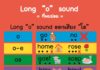 รูปแบบการสะกดของ Long “o” sound ที่พบบ่อยที่สุด
