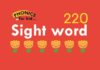 Dolch Sight Word